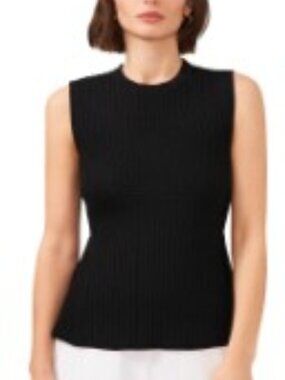 Halogen® Sleeveless Peplum Sweater